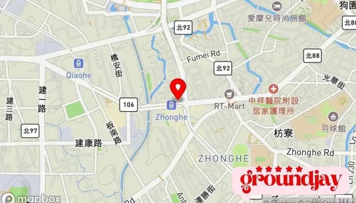 Ai Pu Li Chuang Yi Shi Jue You Xian Gong Si 地圖 - New Taipei City, Zhonghe District