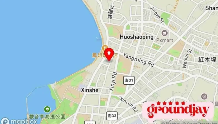 An Yi Hai Jing Da Fan Dian 地圖 - Penghu County, Magong City