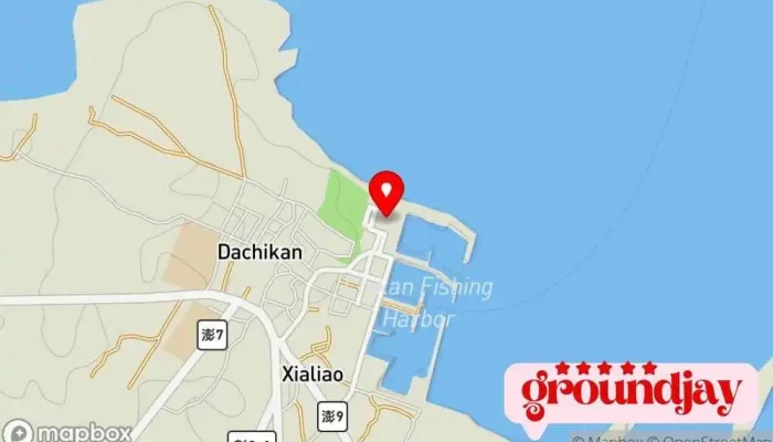 Bei Hai Lin Shi You Ke Fu Wu Zhong Xin 地圖 - Penghu County, Baisha Township