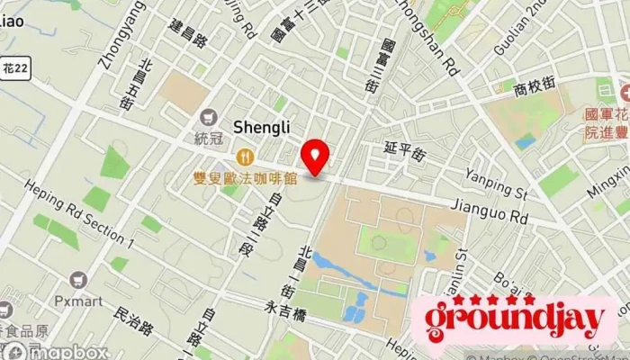 地图 彩韵冲印 照相馆 在 Hualien County, Ji’an Township