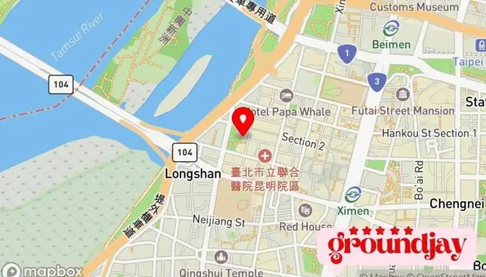 Cheng Shi Ji Hao Chuang Yi Xing Xiao Gong Zuo Shi 地圖 - Taipei City, Wanhua District