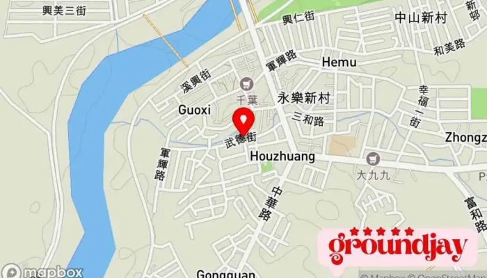Da Fa Wang Ji Wang Lu Gash 地圖 - Chiayi County, Zhongpu Township