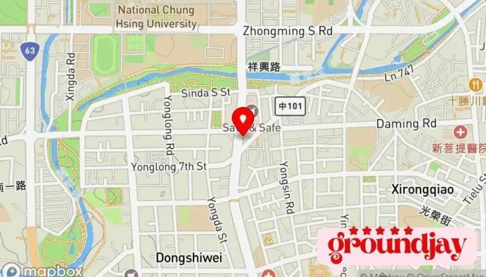 Da Li Yun Duan Shang Wu Zhong Xin 地圖 - Taichung City, Dali District