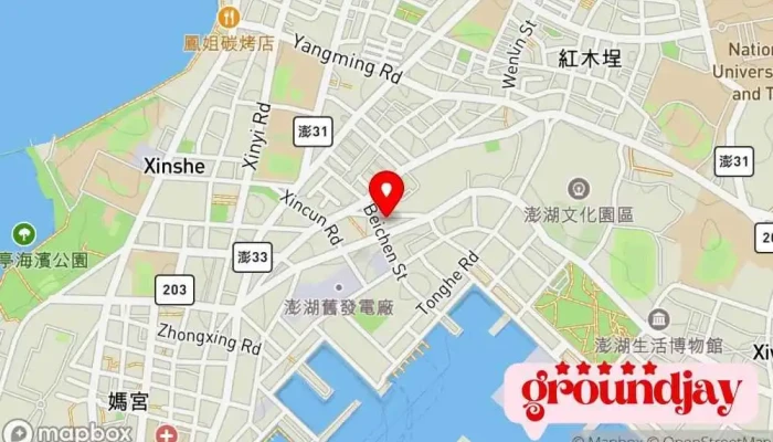 Da Tong 3c Peng Hu Ma Gong Men Shi 地圖 - Penghu County, Magong City