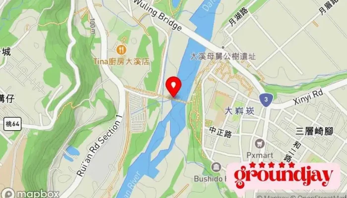 Da Xi Guan Guang Diao Qiao 地圖 - Taoyuan City, Daxi District