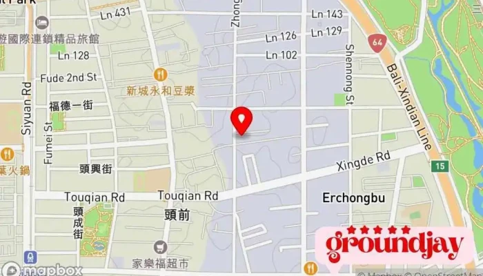 Di Wu Ji Jie Gu Fen You Xian Gong Si 地圖 - New Taipei City, Sanchong District
