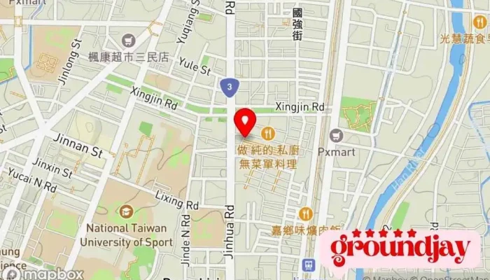 地图 地址 公寓建筑 在 Taichung City, North District