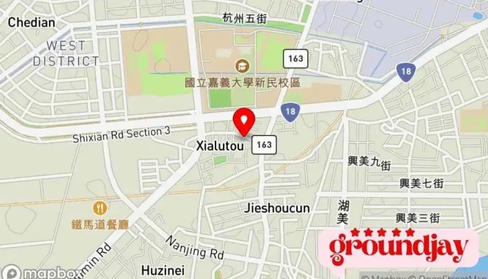 地图 顶鲜股份有限公司 速冻食品制造商 在 Chiayi City, West District