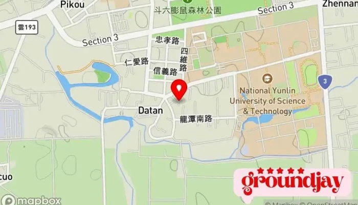 地图 斗宅旅店 客栈, 甜品店 在 Yunlin County, Douliu City