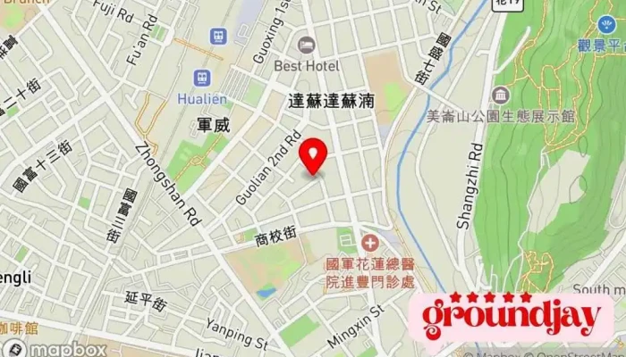 地图 都好咖啡-花莲研习所 咖啡店, 教育机构, 多功能厅 在 Hualien County, Hualien City