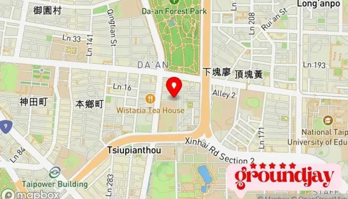 Fa Qi Ri Ying Shi Gu Fen You Xian Gong Si D Day Pictures Co Ltd 地圖 - Taipei City, Da’an District