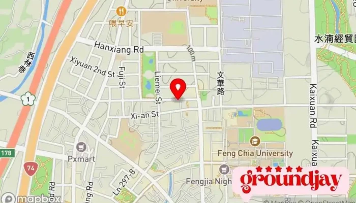 地图 【房仲日常】谢滨展-阿滨 房地产学校, 互联网营销服务, 房地产经纪人 在 Taichung City, Xitun District