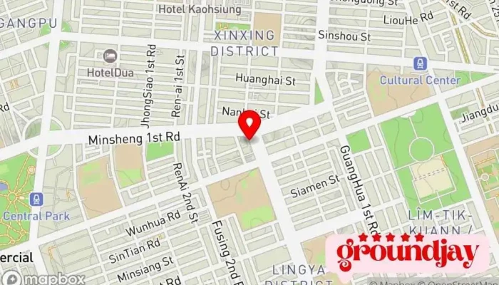 地图 飞轮电商有限公司 电子商务服务 在 Kaohsiung City, Sinsing District