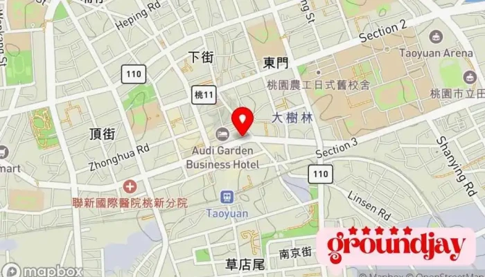 Fu Ke Si She Ji You Xian Gong Si 地圖 - Taoyuan City, Taoyuan District