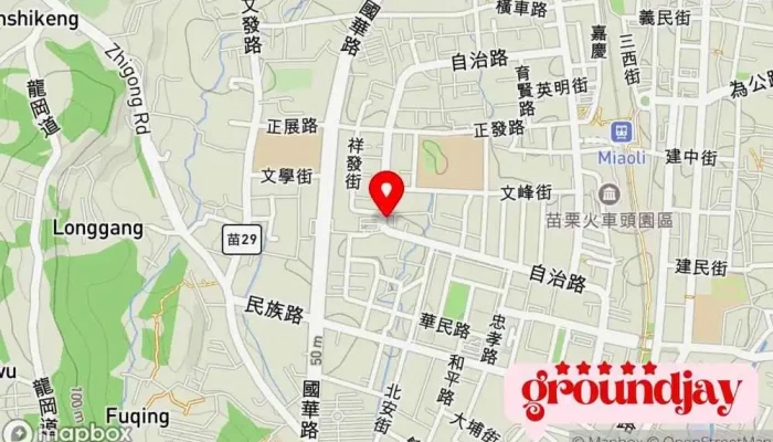 Fu Wu Zhong Xin 地圖 - Miaoli County, Miaoli City
