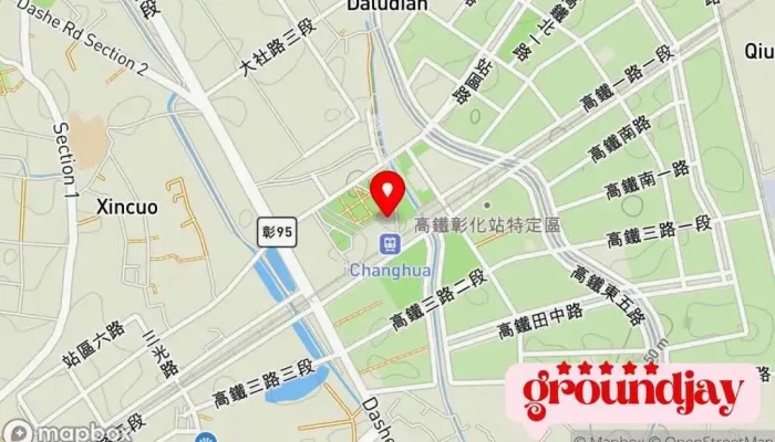 Gao Tie Zhang Hua Zhan 地圖 - 彰化县田中镇