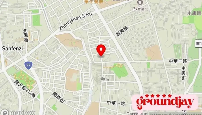 Guan Yun She Qu Bing Qu 地圖 - 台灣省 Yongkang District