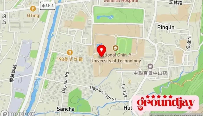 地图 国立勤益科技大学 电机工程系(所) 学术院系 在 Taichung City, Taiping District