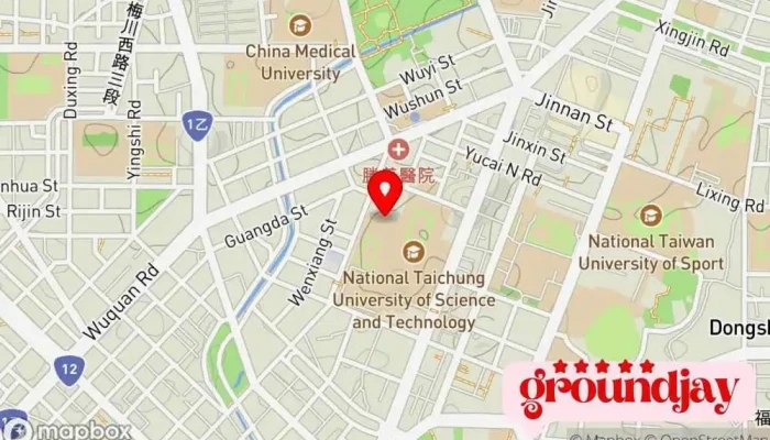 地图 国立台中科技大学图书馆 大学图书馆 在 Taichung City, North District