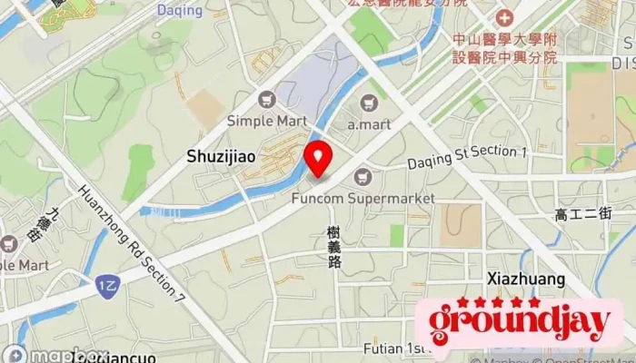 Guo Xing Zi Xun Gu Fen You Xian Gong Si 地圖 - Taichung City, South District