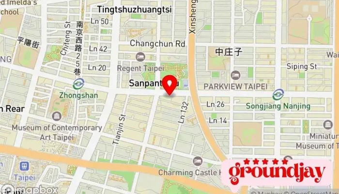 Hai Tang She Ji Gu Fen You Xian Gong Si 地圖 - Taipei City, Zhongshan District