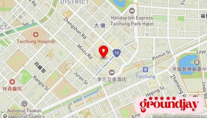 Hao Sheng Ke Ji You Xian Gong Si 地圖 - Taichung City, Central District