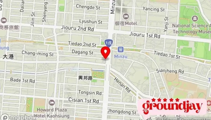 地图 浩緯科技有限公司(Howgreater) IT 咨询, 电子商务服务, 营销机构, 软件公司, 网站设计师 在 Kaohsiung City, Sanmin District