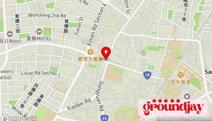 Hao Zuan Gong Xiang Gong Rong Shang Wu Zhong Xin Gong Shang Deng Ji Dai Shou Xin Jian Chang Di Zu Jie 地圖 - Tainan City, North District