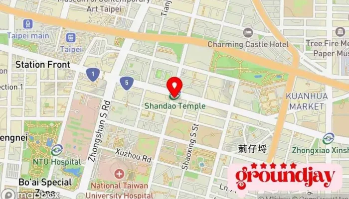 He De Chang Gu Fen You Xian Gong Si 地圖 - Taipei City, Zhongzheng District