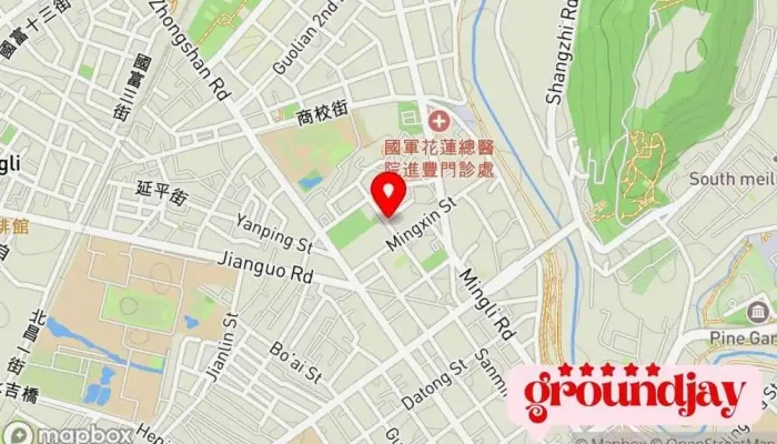 地图 禾葳发艺 美发沙龙 在 Hualien County, Hualien City