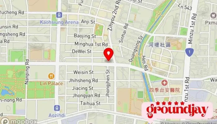 Hong Cheng Yi Shu Guo Nei Wai Shuo Shi Shi Zi Gao Xiong Mei Shu She Ji Sheng Xue 地圖 - Kaohsiung City, Zuoying District