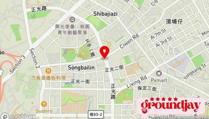 Hong Xiang Ke Ji Gu Fen You Xian Gong Si 地圖 - Taoyuan City, Taoyuan District