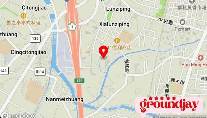 Hu Lian Wang Dian Zi Shang Wu 地圖 - Changhua County, Changhua City
