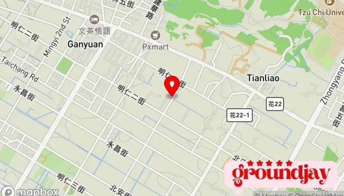 Hua Lian  Hua Ren Gong Qin Zhi Zhong Xin Chinese Co Parenting Center 地圖 - Hualien County, Ji’an Township