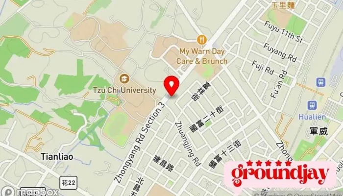 地图 花莲民宿联名网 互联网营销服务 在 Hualien County, Hualien City