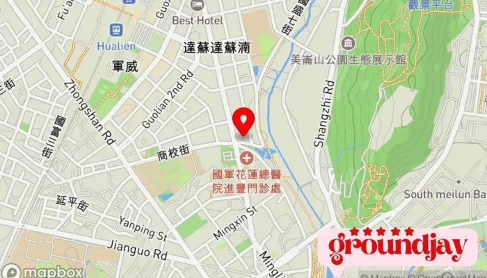 地图 花莲危老重建辅导团 建筑顾问 在 Hualien County, Hualien City