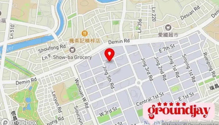 Hua Tai Dian Zi Gu Fen You Xian Gong Si Zhong San Chang Hq 地圖 - Kaohsiung City, Nanzih District