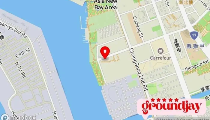 地图 皇后架站-尼洛聯合設計有限公司 网站设计师, 互联网营销服务, 网络托管公司 在 Kaohsiung City, Lingya District