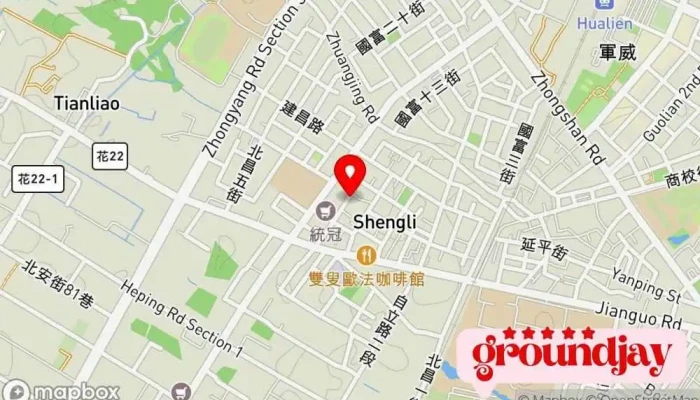 地图 惠好国术馆 整骨医生 在 Hualien County, Ji’an Township