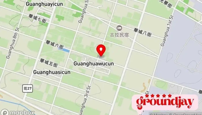 Hui Lan Zhu Guang 地圖 - Hualien County, Ji’an Township