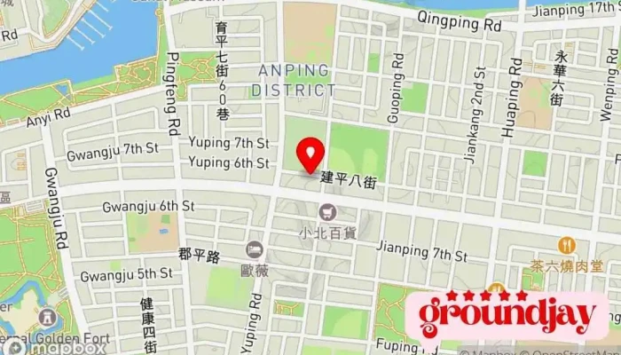 Huo Hong Wei Nai Er Chuang Yi Kai Fa You Xian Gong Si 地圖 - Tainan City, Anping District