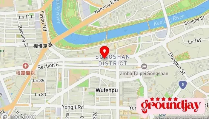 Ji Bi Ke Zhi Hua Shang Pin Li Zeng Pin Xebe Inc 地圖 - Taipei City, Songshan District