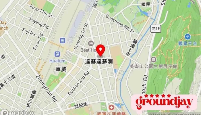 地图 吉田开发建设机构花莲分公司 房地产开发商 在 Hualien County, Hualien City