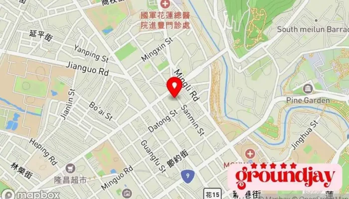 地图 脊YO骨整复所 接骨室 在 Hualien County, Hualien City