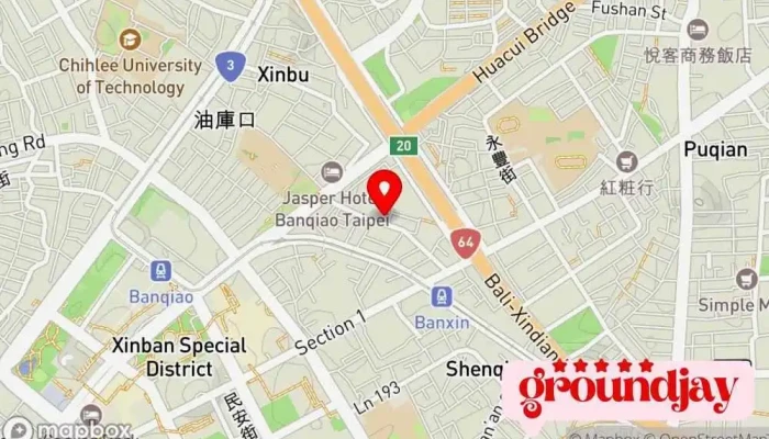 Jia Lian Ke Ji Gu Fen You Xian Gong Si Ke Zhi Hua Wang Zhan Zhi Zuo Xi Tong Kai Fa 地圖 - New Taipei City, Banqiao District