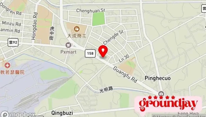 Jia Lian You Xian Dian Shi 地圖 - Yunlin County, Huwei Township