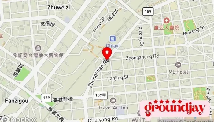 Jia Ying Dian Zi You Xian Gong Si 地圖 - Chiayi City, West District