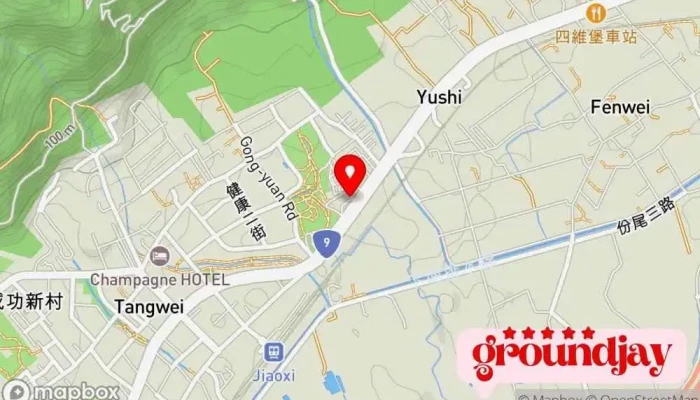 Jiao Xi Zhuan Yun Zhan 地圖 - Yilan County, Jiaoxi Township