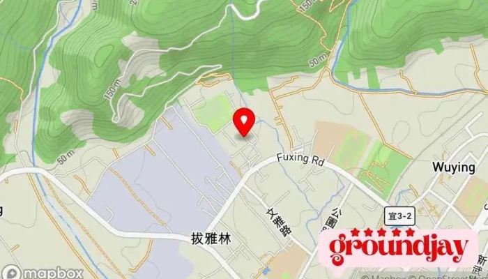 地图 教育部永續校園-蘭陽技術學院 学院, 私立学院 在 Yilan County, Toucheng Township