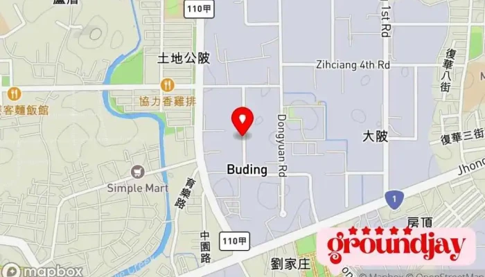 Jie Hao Ke Ji Jetharness Ke Zhi Hua Zu Zhuang Xian Shu 地圖 - Taoyuan City, Zhongli District